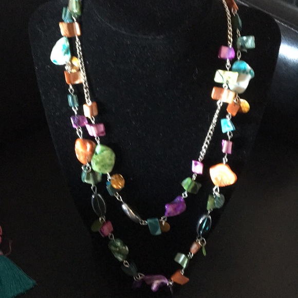 Badgley Mischka Jewelry - New Badgley Mischka Multi Color & Shapes Layered Badgley Mischka Jewelry - New Badgley Mischka Multi Color & Shapes Layered